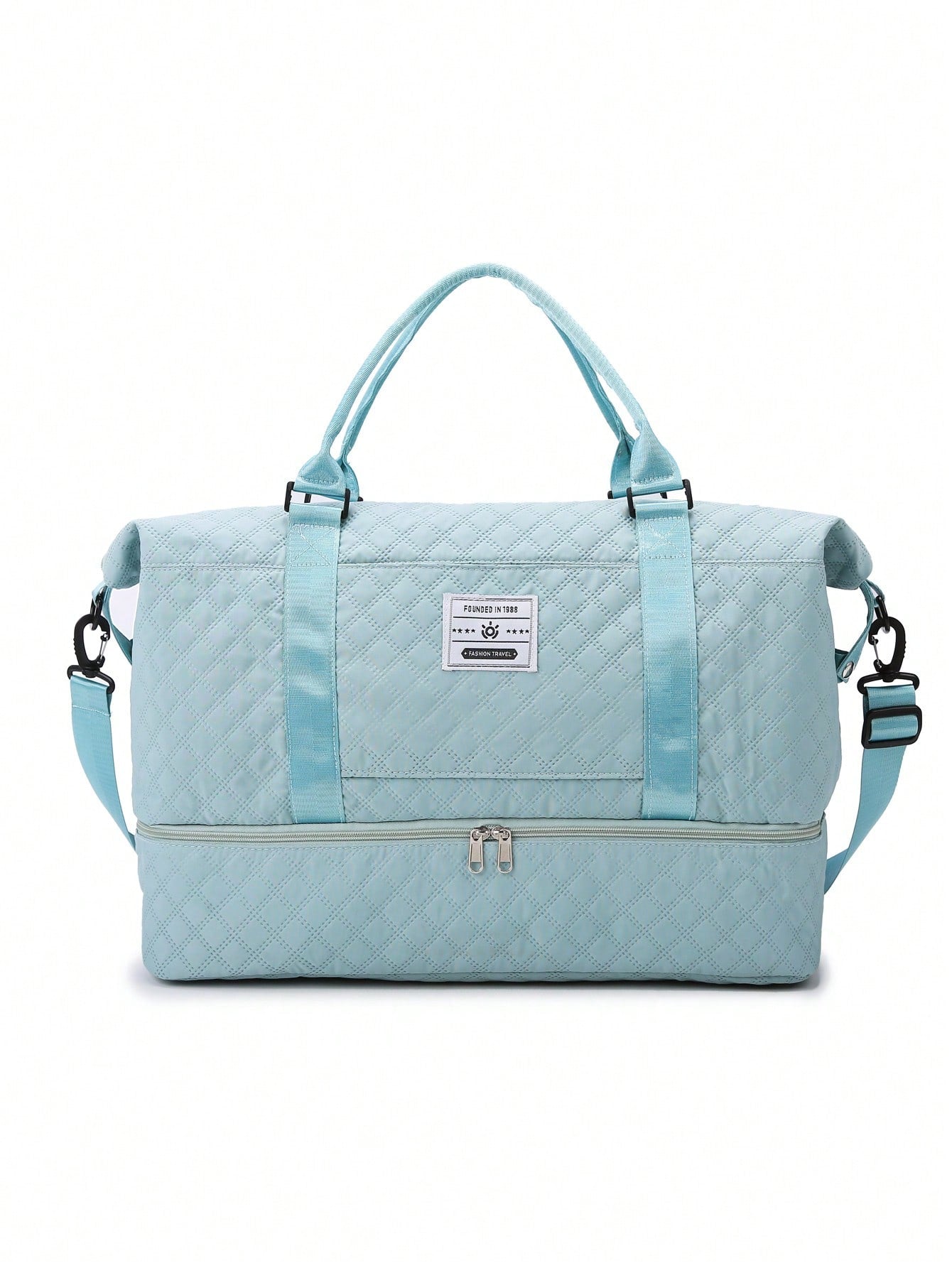 2PCS Large Capacity Travel Duffel Bag, Wet and Dry Separation Fitness Bag, Weekend Overnight Shoulder Bag, Hospital Necessary Mommy Bag, Travel Bag, Holiday Bag, Weekend Bag, Overnight Bag, with a Pull Bar Bag, with Shoe Storage, Boarding Bag, Cosmetics Storage Bag for Suitcase Gym Bag Duffle Bag for Luggage Carry on Bag College Bag Luggage Bags Weekender Bag Hospital Bag Pink Winter