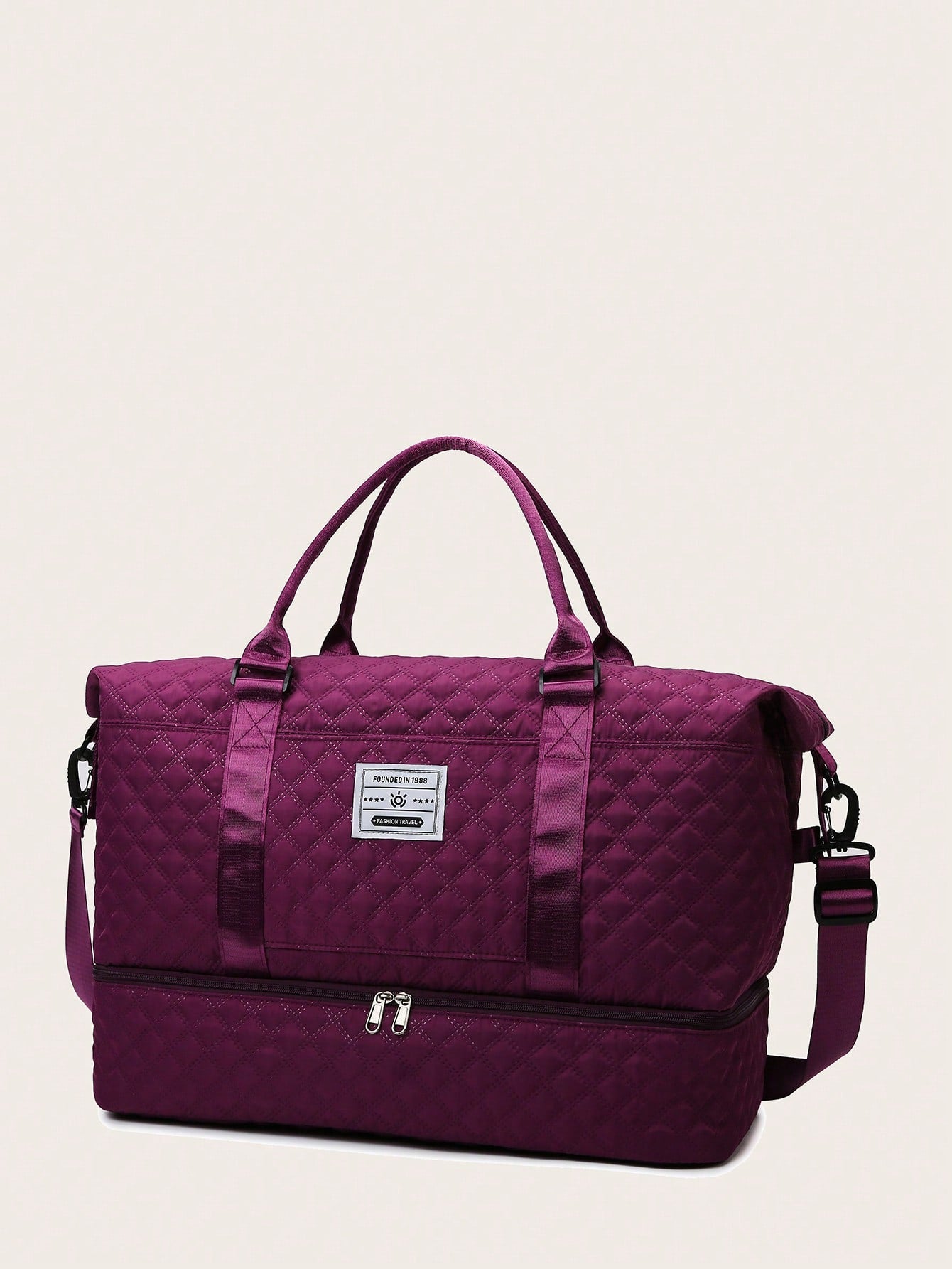 2PCS Large Capacity Travel Duffel Bag, Wet and Dry Separation Fitness Bag, Weekend Overnight Shoulder Bag, Hospital Necessary Mommy Bag, Travel Bag, Holiday Bag, Weekend Bag, Overnight Bag, with a Pull Bar Bag, with Shoe Storage, Boarding Bag, Cosmetics Storage Bag for Suitcase Gym Bag Duffle Bag for Luggage Carry on Bag College Bag Luggage Bags Weekender Bag Hospital Bag Winter
