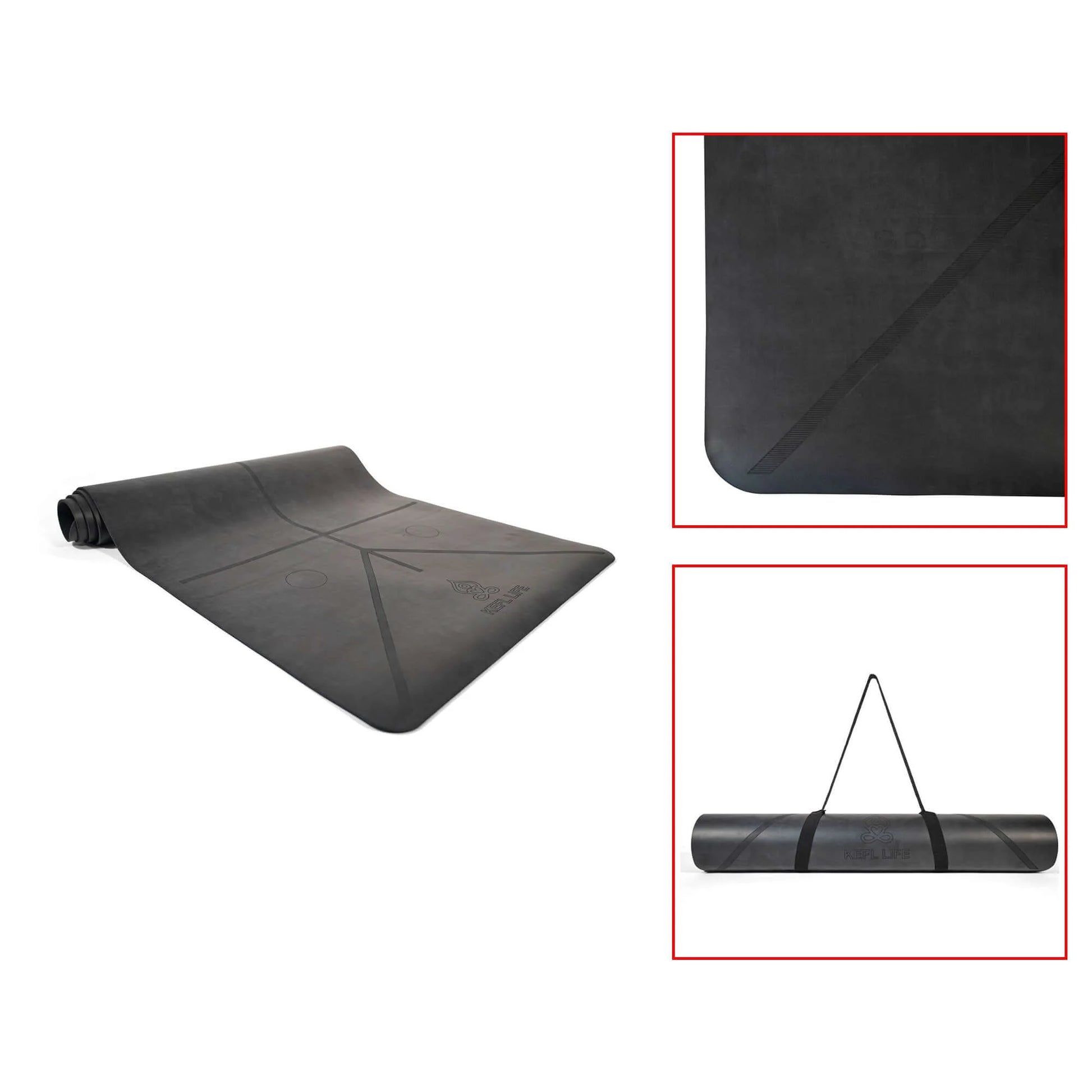 KEFL Pro Designer Yoga Mats - with Free Carrying Bag